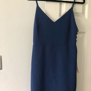 Navy mini dress